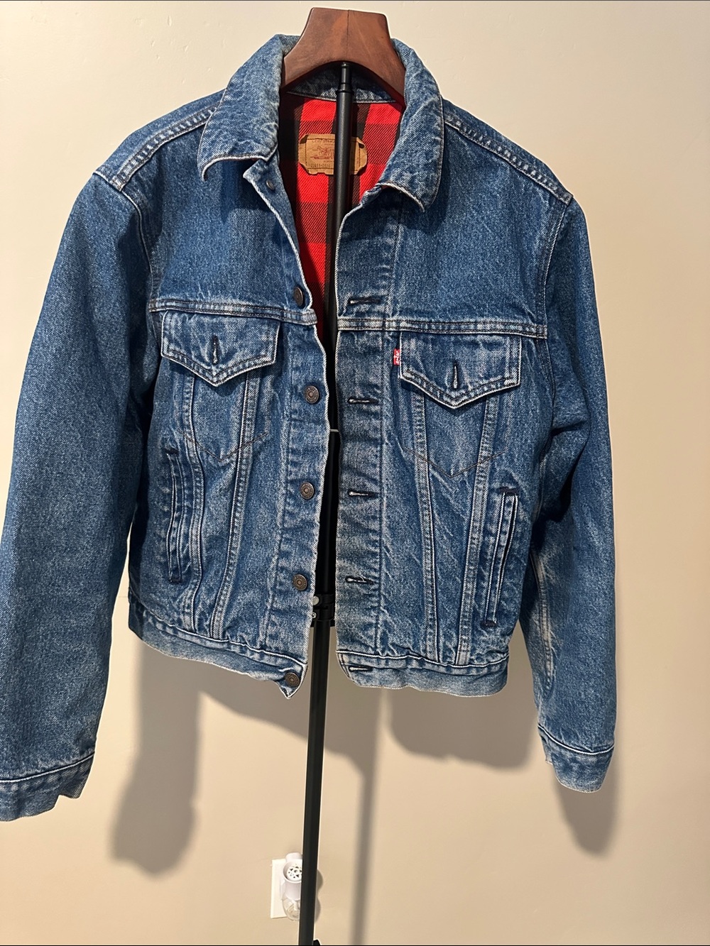 Men's Levi  Blue Denim Trucker Jacket